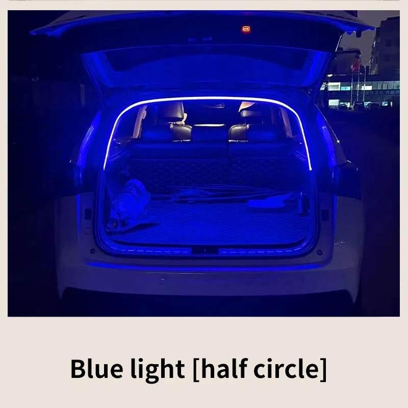 Car Trunk Ambient LED Light Strip | Wireless, Auto-Sensing, High Brightness - 2M Blue