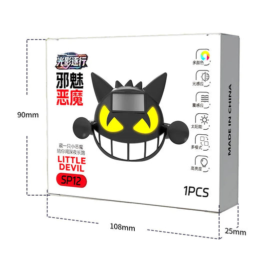 Solar Demon Eye LED Rear Window Light with Dynamic Expressions