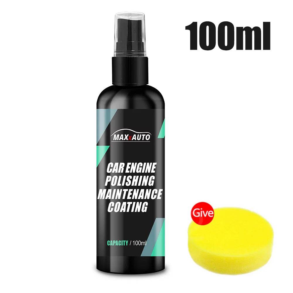 Car Engine Bay Cleaner & Restorer – Back to Black Gloss Polish - 100ML