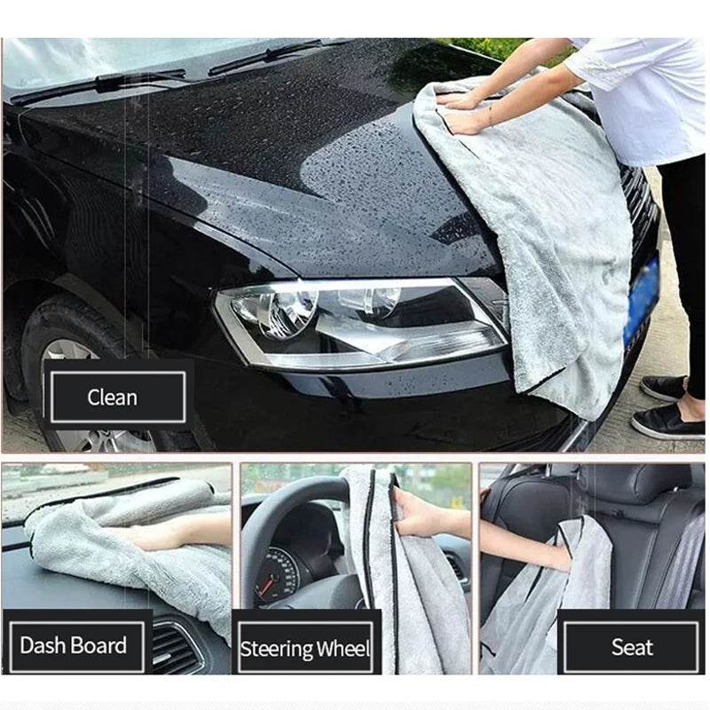 Microfiber Car Washing Towel – Ultra-Soft, High Absorbent Car Drying & Detailing Cloth - 75 X 35CM