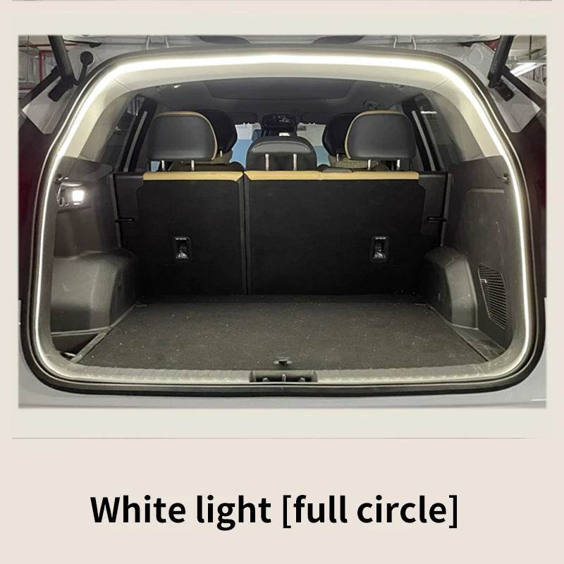 Car Trunk Ambient LED Light Strip | Wireless, Auto-Sensing, High Brightness - 4M White light