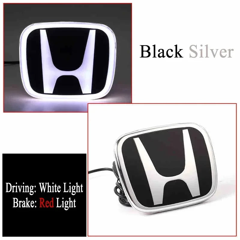 Honda LED Light Emblem Badge – Illuminated Front Rear Trunk Logo
