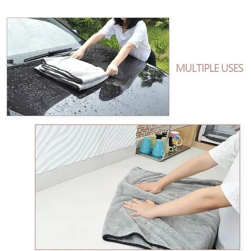 Microfiber Car Washing Towel – Ultra-Soft, High Absorbent Car Drying & Detailing Cloth - 75 X 35CM