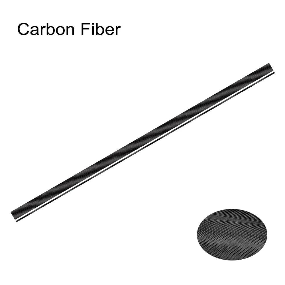 BMW Racing Stripe Decals - Carbon Fiber