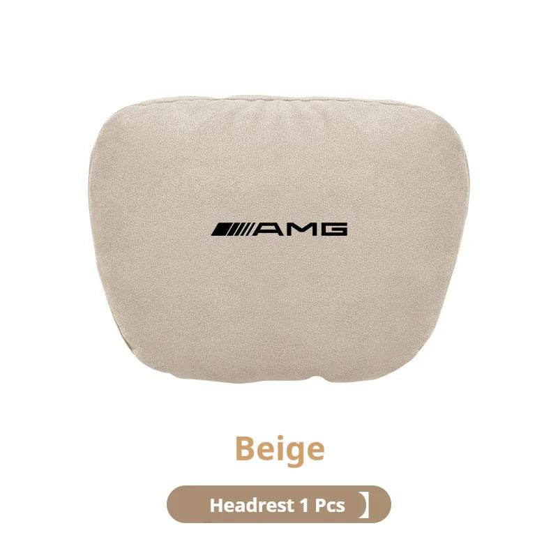 Car Headrest Lumbar Rest Cushion Neck Support Neck Pillow For Mercedes-Benz AMG A C E S V Class Sprinter GLC ML SLK CLS GLA GLK -