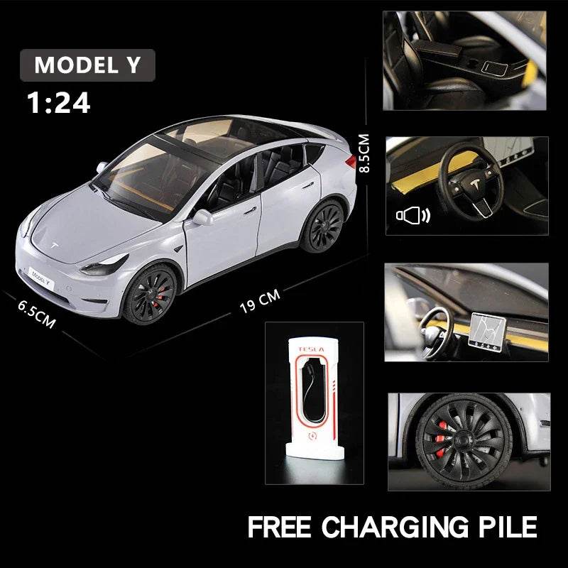 Tesla Model Y – Car Toy - model Y white