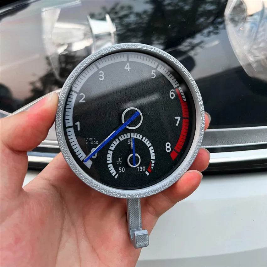 VW Golf R GTI Keychain – Tachometer Key Holder Pendant - Golf R