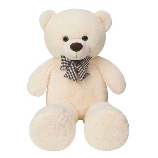 Giant Teddy Bear Plush – 105cm Big Hugging Pillow - White