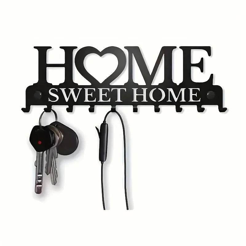 Wall Mount Metal Key Holder – Vintage Key Hanger Rack -