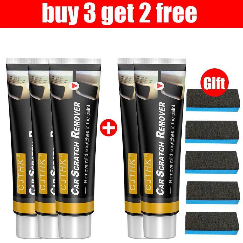 Car Scratch Remover & Paint Repair Compound – Swirl Remover & Polishing Wax for Auto Body Care - 5 PCS