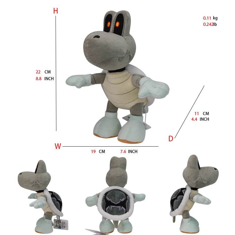 Super Mario Plush Toys – Mario, Luigi, Yoshi, Peach & More - Dry Bones
