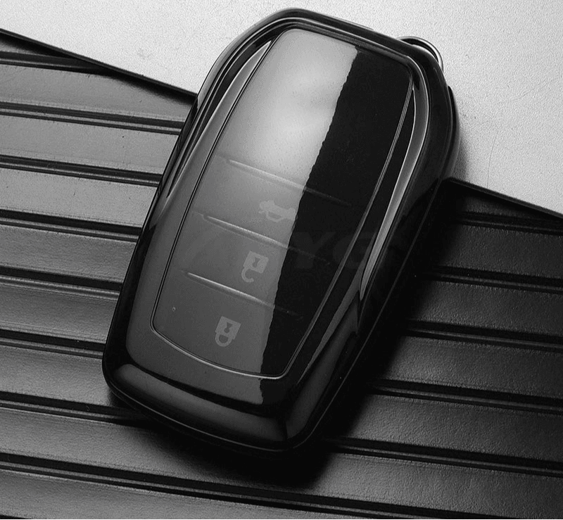 Toyota Car Key TPU Case Cover - Black