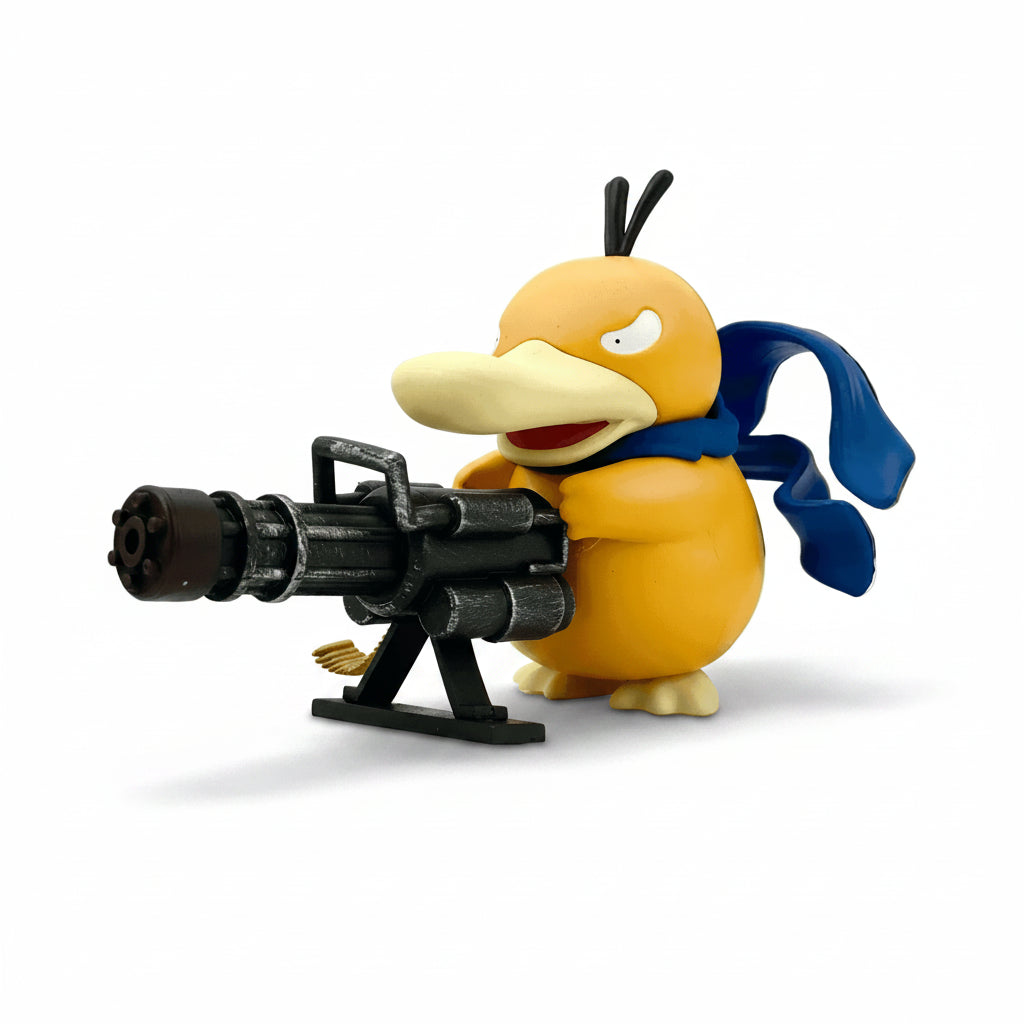 Pokemon Psyduck Gatling Gun