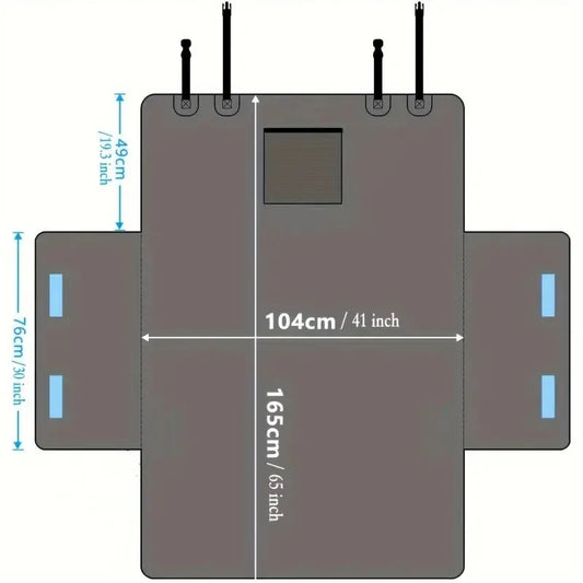 Universal Waterproof Dog Car Seat Cover - Trunk Mat Hammock Carrier -