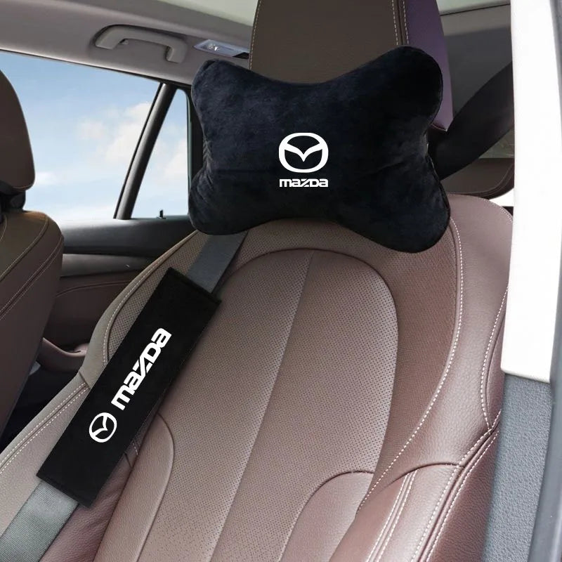 Mazda Neck Pillow and Seat Belt Pad
