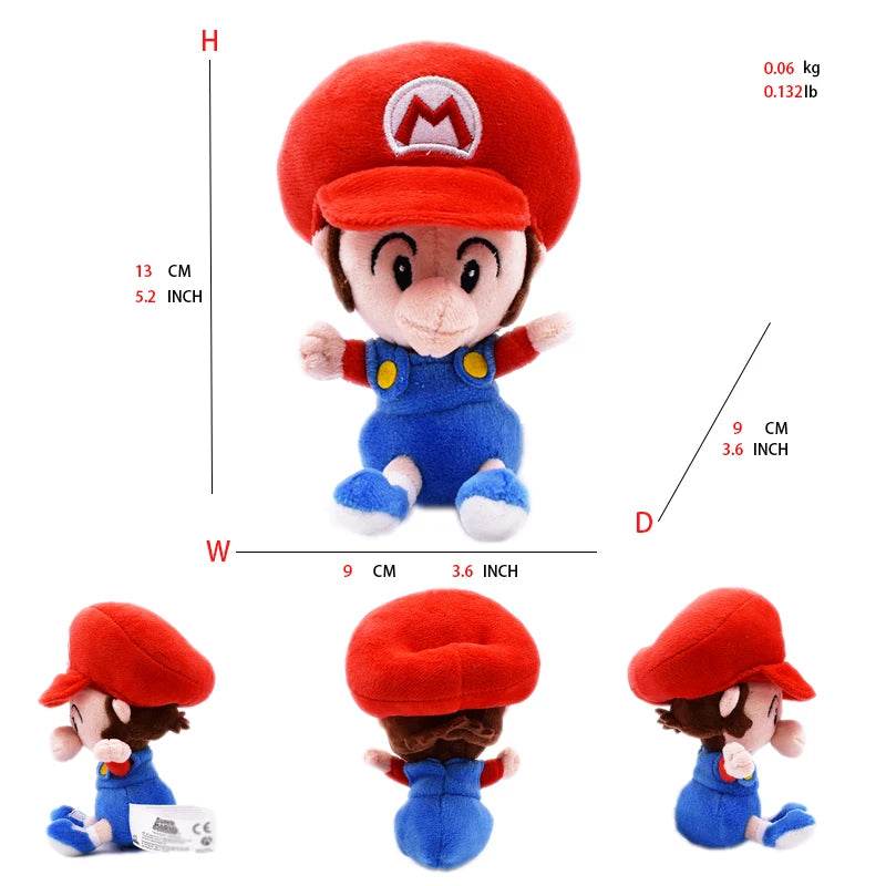 Super Mario Plush Toys – Mario, Luigi, Yoshi, Peach & More - mario child