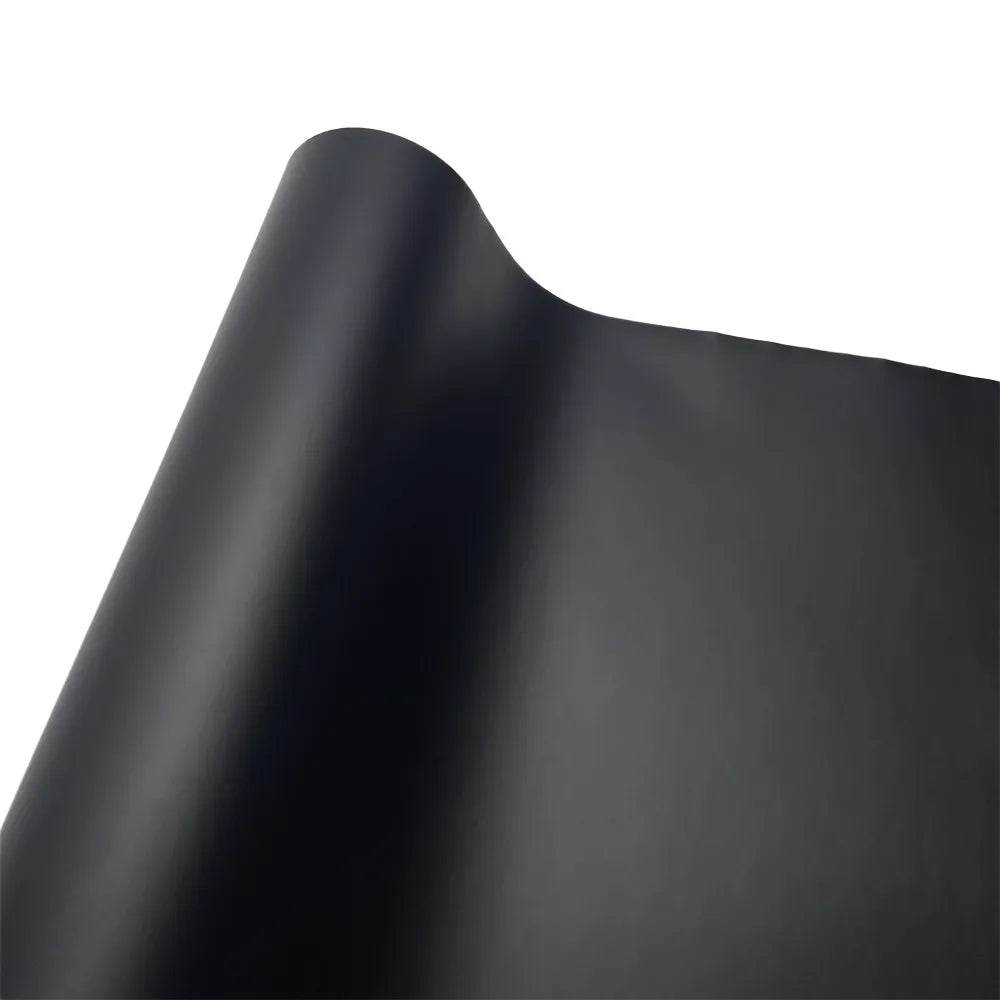 Matte Black Car Vinyl Wrap - 10X152 CM