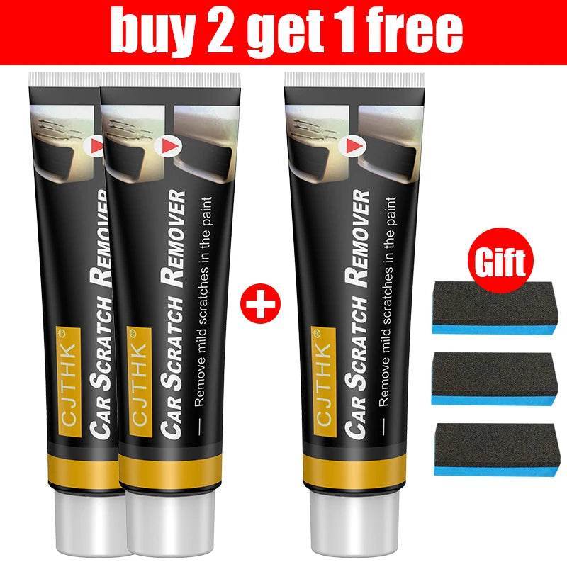Car Scratch Remover & Paint Repair Compound – Swirl Remover & Polishing Wax for Auto Body Care - 3 PCS