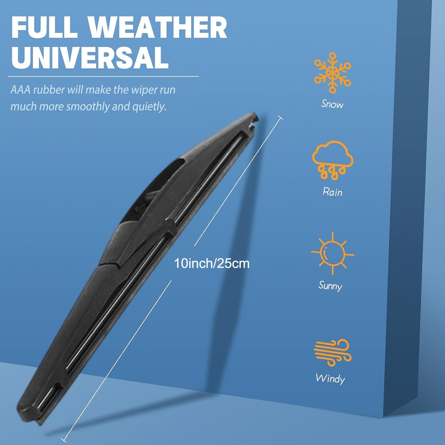 Honda Vezel Wiper Blades Set – Front & Rear (26"/18"/10")