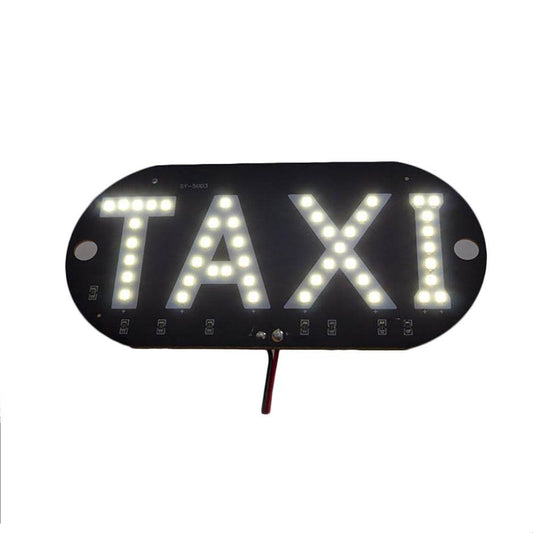 LED Taxi Car Light – Sign for Taxi Drivers - White