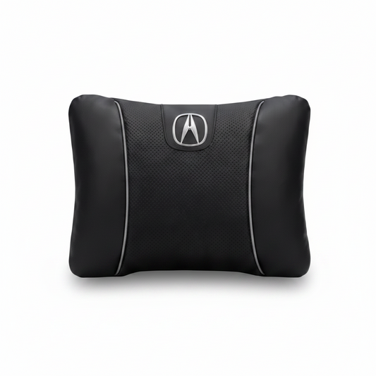 Acura Car Neck Pillow & Lumbar Support Cushion - Lumbar Black