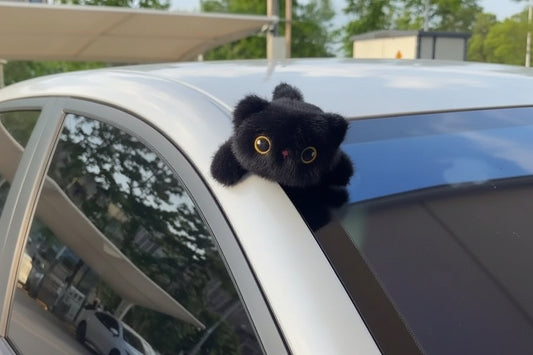 Magnetic Car Animal Plush Toys