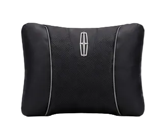 Lincoln Car Neck Pillow & Lumbar Support Cushion - Lumbar Black