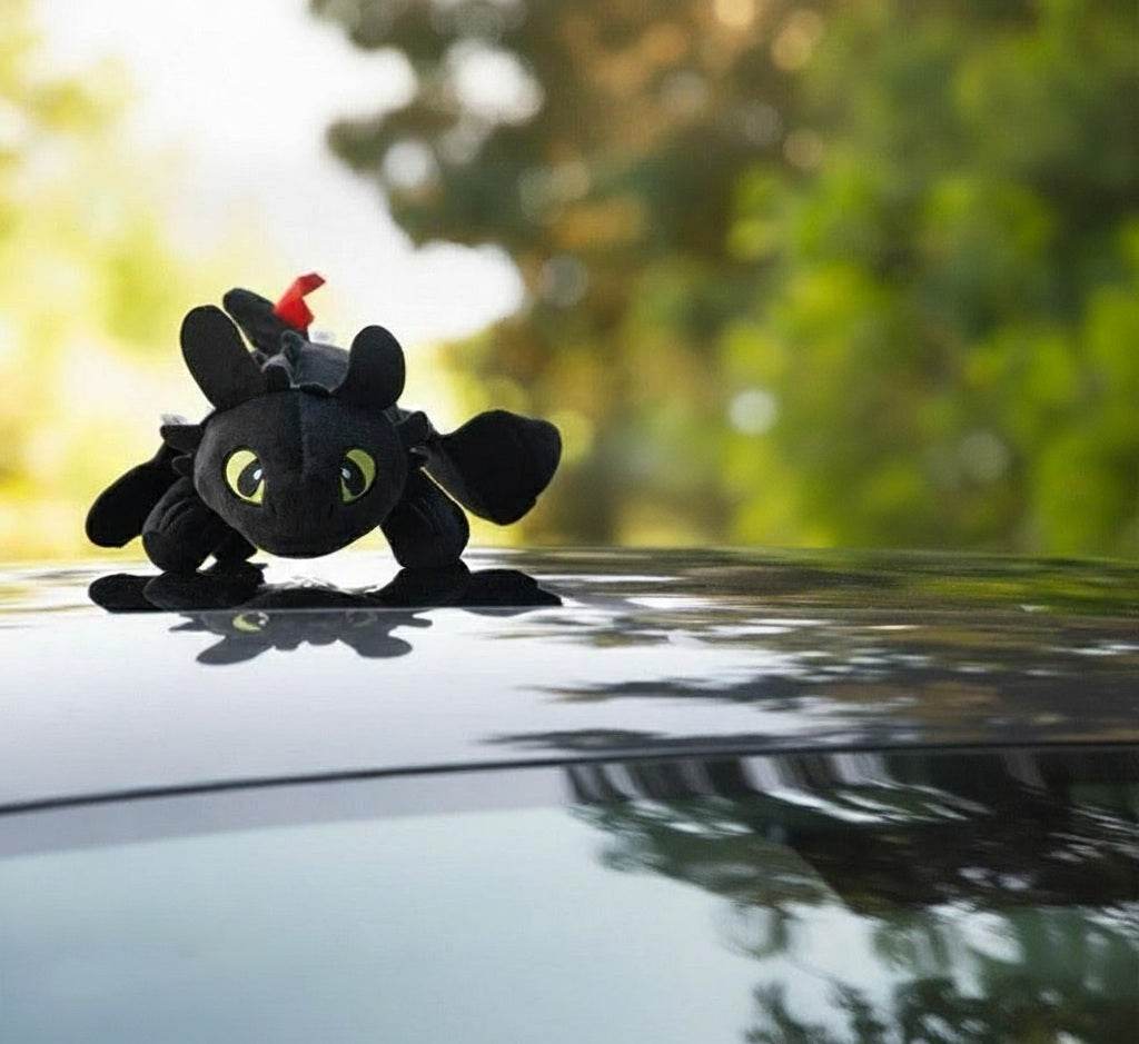 Toothless and Light Fury Dragon Car Roof Decoration - Toothless