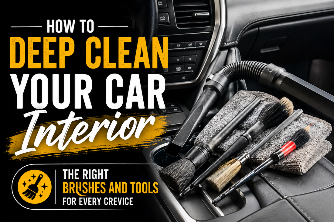 How to Deep Clean Your Car Interior: The Right Brushes and Tools for Every Crevice