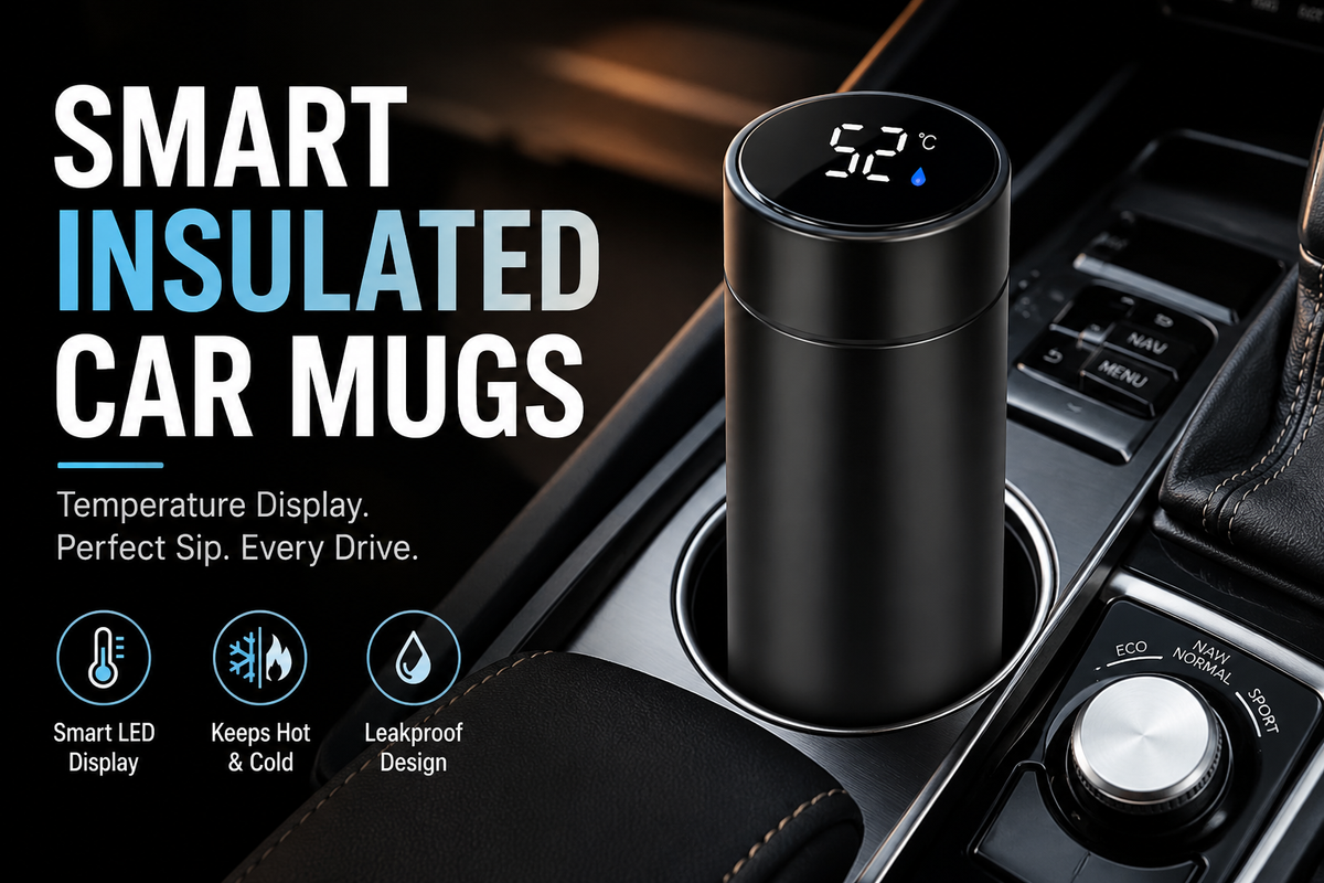 Best Insulated Car Travel Mugs & Smart Thermos