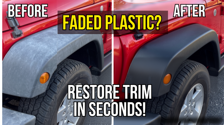 How to Restore Faded Car Trim & Plastic