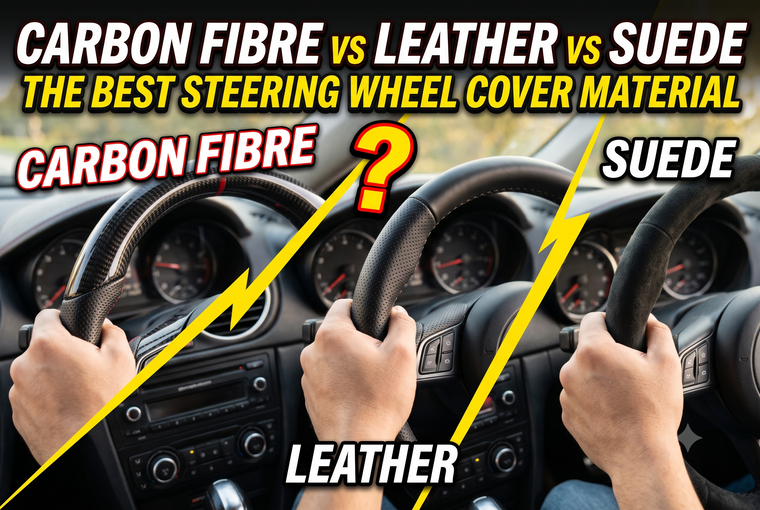 Steering Wheel Covers: Carbon Fibre & Leather