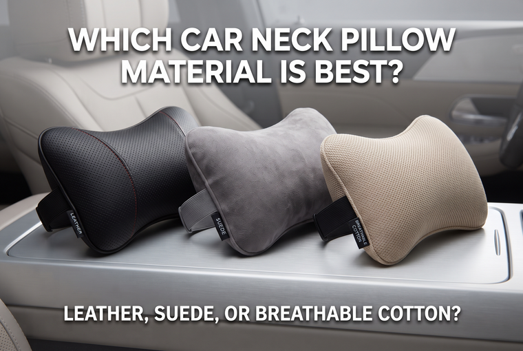Car Neck Pillow Materials: Leather vs Suede vs Cotton
