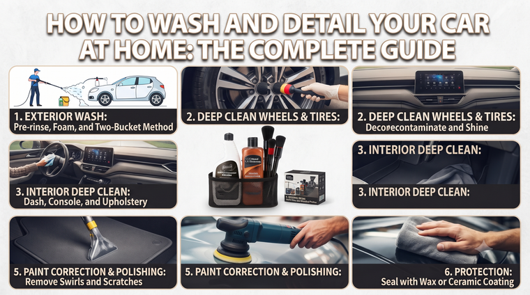 How to Wash & Detail Your Car at Home