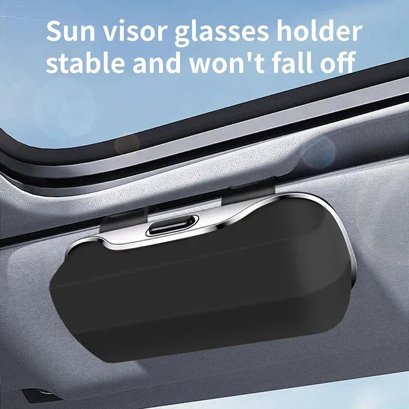 Universal car sun visor sunglasses holder clip