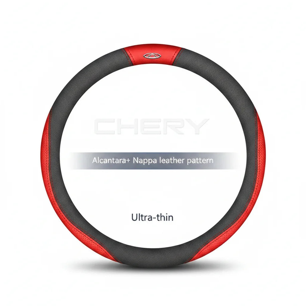 Chery suede leather steering wheel cover for the new Chery Stockman ute