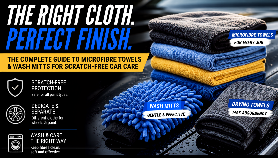 Microfibre Towels and Wash Mitts: The Real Secret to a Scratch-Free Car