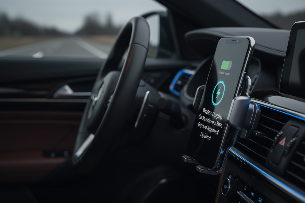 Wireless Charging Car Mounts: Heat, Grip and Alignment Explained