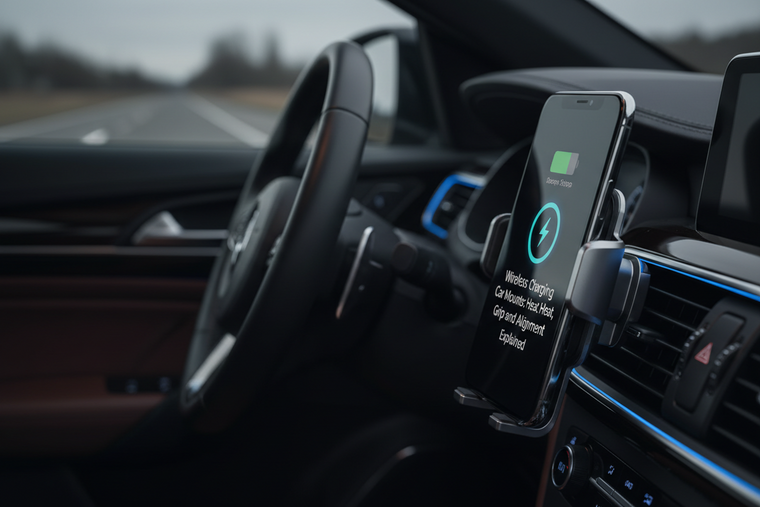 Wireless Charging Car Mounts: Heat, Grip and Alignment Explained