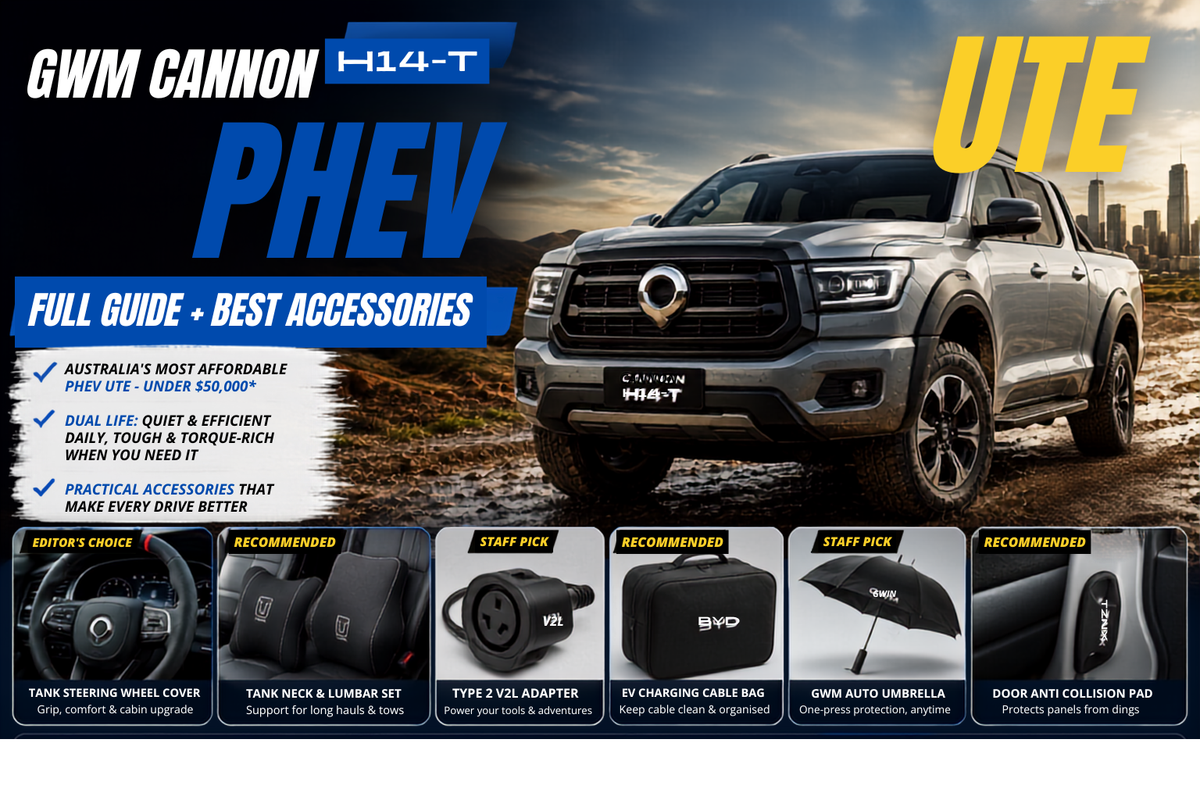 GWM Cannon PHEV Ute: Accessories Guide for Aussie Utes