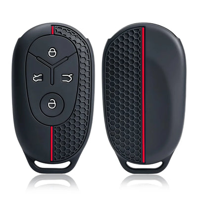 Geely EX2 Proton e.MAS 5 4-button silicone key case - close-up