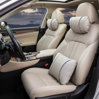 Lexus Car Neck Pillow & Lumbar Support Cushion