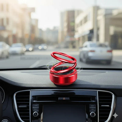 Solar Auto-Rotation Car Air Freshener