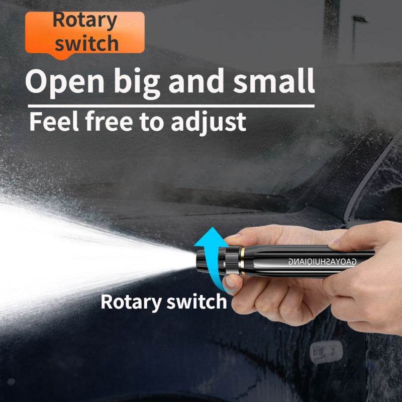 High Pressure Car Water Gun – 7-Mode Adjustable Spray Nozzle - 