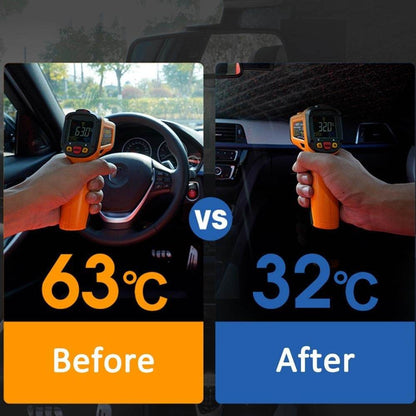 Portable Foldable Windshield Sun Visor Umbrella – UV Protection Car Sunshade - 