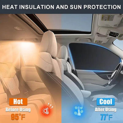 Universal Car Sunshade Set - Translucent Mesh