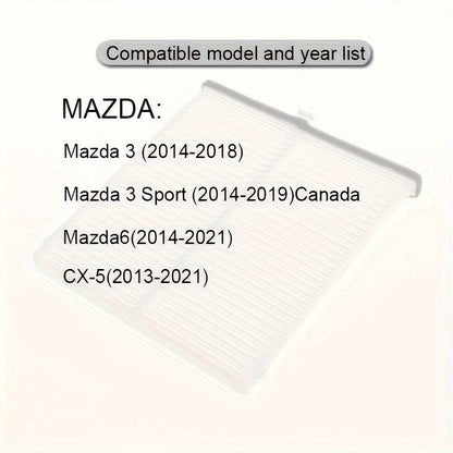 Car Air Filter for Mazda 3, Mazda 6, and CX-5