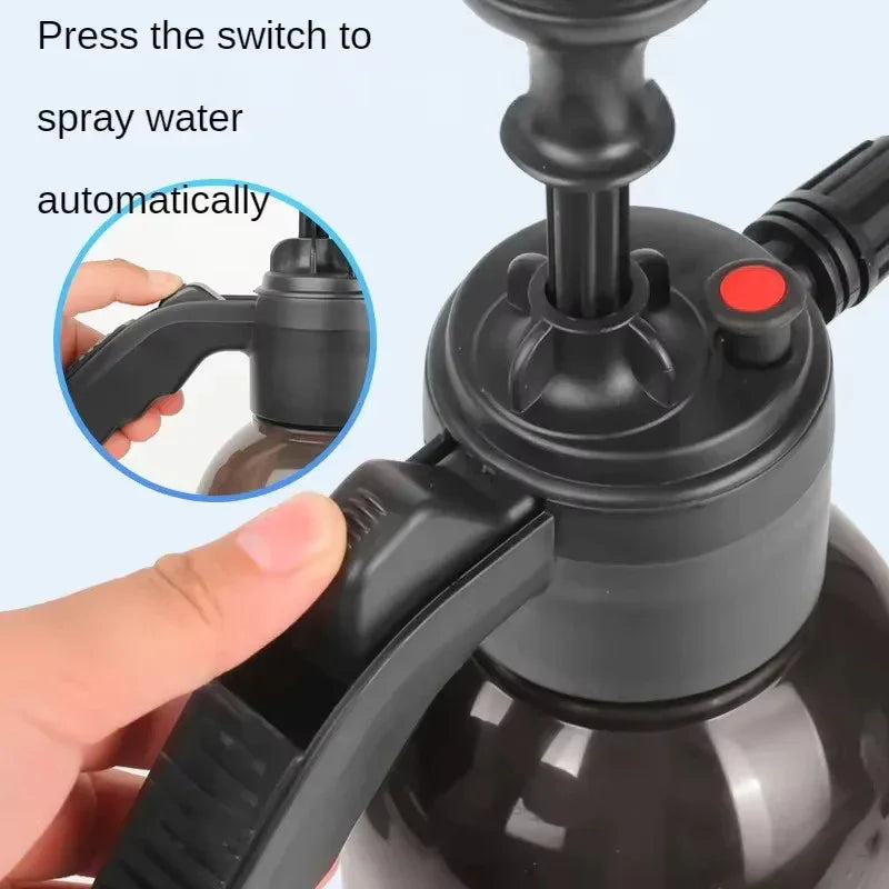 2L Thickened Foam Car Wash Manual Pressure Spray Bottle Large Capacity Water Gu - 