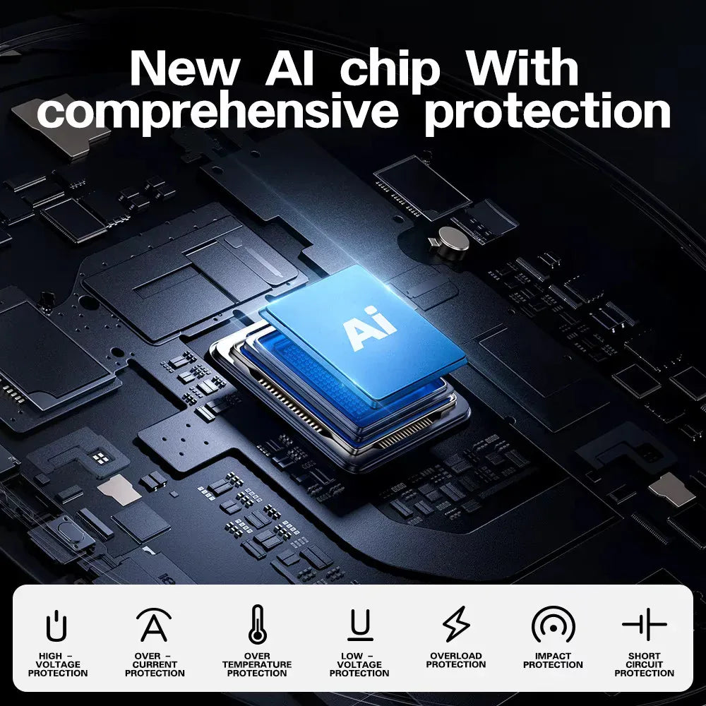 200W Car Power Inverter 12V DC to 220V AC 2 Sockets 4 QC3.0 USB Ports - black