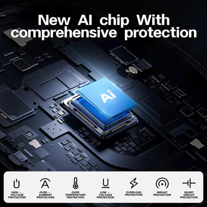 200W Car Power Inverter 12V DC to 220V AC 2 Sockets 4 QC3.0 USB Ports - black